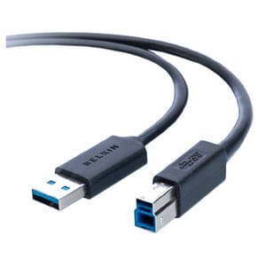 Cable Usb 3.0 AB AB 3Ft En Negro
