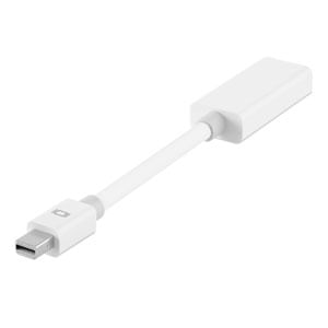 Adaptador Mini Displayport To Hdmi 4K En Blanco