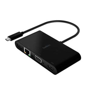 Adaptador De Video Usb-C En Negro