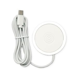 Cargador Magnetic Wireless MagSafe En Blanco