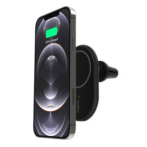 Cargador Para Auto Magnetic Wireless 10W En Negro