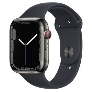 Apple Watch Series 7 GPS + Cellular Con Caja de Acero Inoxidable y Correa Deportiva