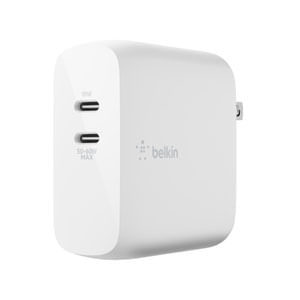 Cargador Dual Gan Usb-C En Blanco