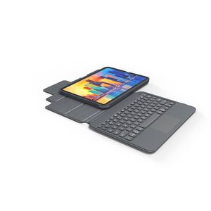 Funda Para iPad Air 10.9 (4th Gen) Y Pro 11 (3rd Gen) Pro Touch With Trackpad Wireless Keyboard En Gris