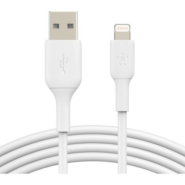 Cable USB Cargador y Transmisor de Datos con Entrada para iPhone 4, Color  Blanco - GINUSB-IP4BCO