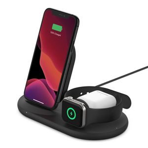 Cargador Para iPhone, Watch y AirPods 3 In 1 Wireless