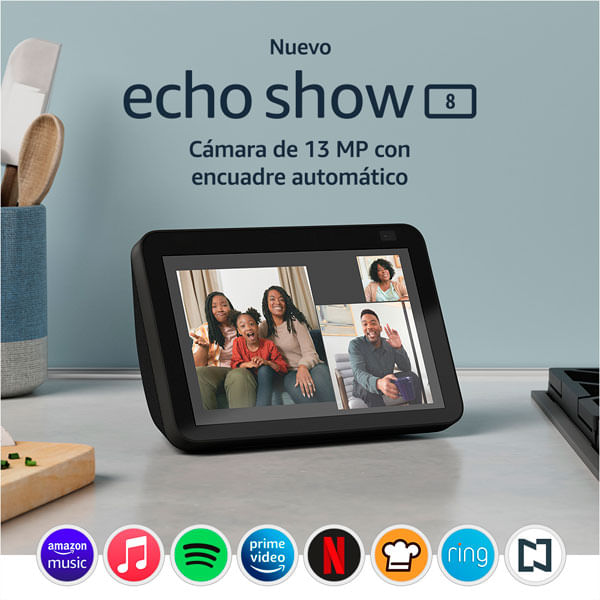 Tienda Vargas, Pantalla  Echo Show 8 C- Alexa, Pantalla Alexa