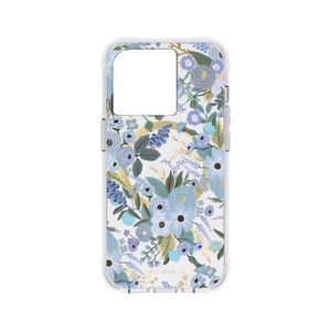 Funda Para iPhone 14 Pro Rifle Paper Co. Compatible Con MagSafe En Garden Party Blue