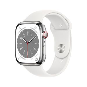 Apple Watch Series 8 GPS + Cellular Con Caja de Acero Inoxidable y Correa Deportiva