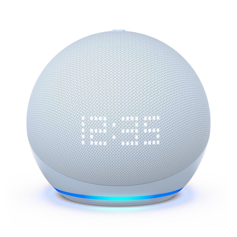 Bocina Inteligente Echo Dot Con Reloj (5th Gen)