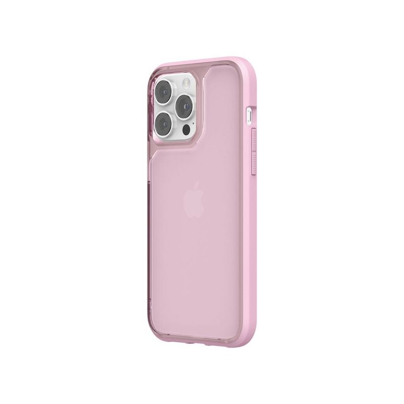 Icoveri Funda de Silicona Rosa para iPhone 14 Pro Max