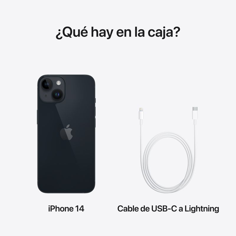 Smartphone Apple iPhone 14 Plus 128GB, Medianoche, 6.7  Pantalla Super  Retina XDR de segunda mano