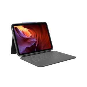 Funda Para iPad 10.9 (10Th Gen) Rugged Folio Keyboard En Grafito