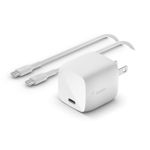 Cargador Belkin USB-C 30W GAN Blanco