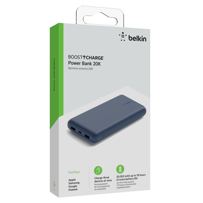 Belkin batería portátil 10,000 mAh USB-C de 20w y carga rápida Apple W -  iShop