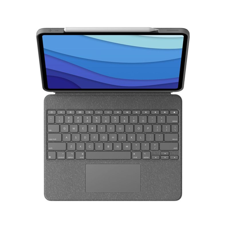Funda de teclado para iPad Pro de 12.9 pulgadas 2022-6ª / 2021-5ª / 2020-4ª  / 2018-3ª generación - Funda magnética para teclado con trackpad