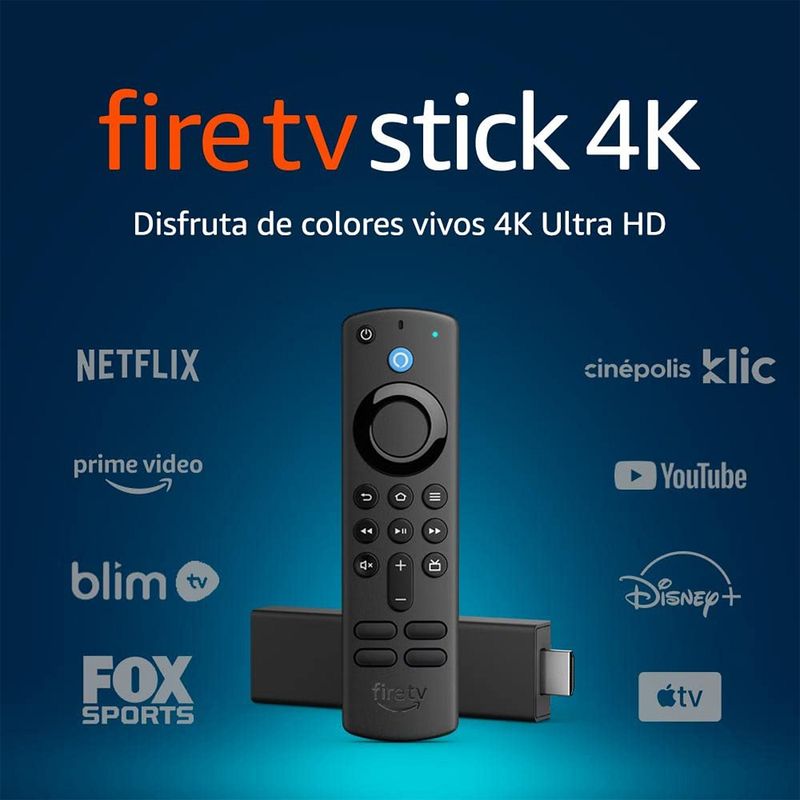 FIRE TV STICK  4K + CONTROL BLACK - SYSTEMarket