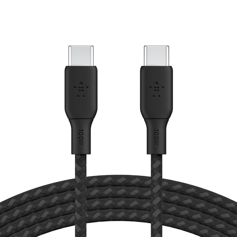  Cable USB C a carga rápida múltiple de 100 W de 9.8 ft/10 pies  [certificado Apple MFi] USB A/C a 3 en 1 cable de carga largo con tipo C +