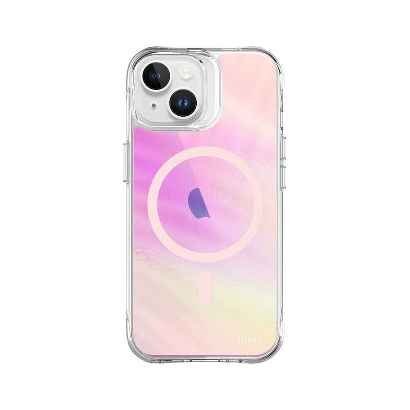 Funda Para iPhone 15 Pro Glow Compatible Con MagSafe En Tornasol