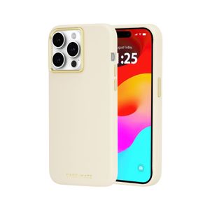 Funda De Silicon Para iPhone 15 Pro Max Compatible Con MagSafe En Beige