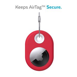  LIUGX Llavero retráctil Airtag, soporte para Airtag, carrete de  insignia con cuerda de alambre de 31.5 pulgadas, más de 10.000 rebotes, 8  onzas, funda protectora para Airtag para soporte de insignia, 