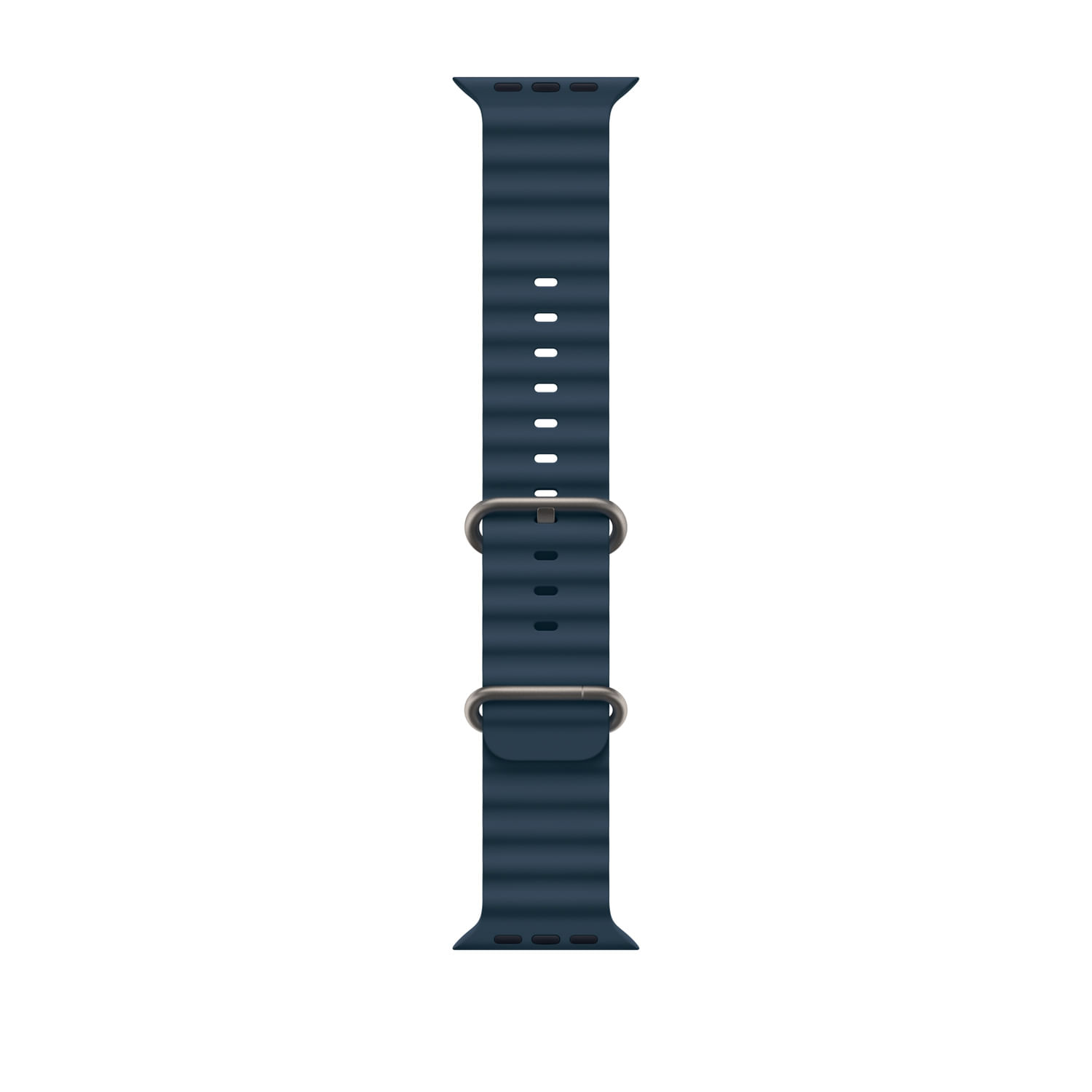 Correa Pulso Banda de Metal Magnética para reloj Smartwatch Apple Iwatch  serie 1, 2, 3 (42mm) Color Negro/Gris