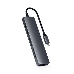 Adaptador Multipuerto Usb-C Con Ethernet En Gris Espacial