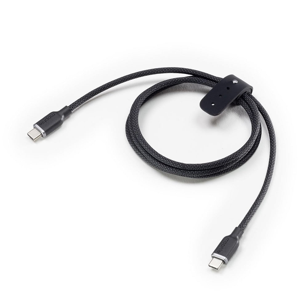 PAXO USB-C Kabel 3 M – 10 Gbit/s, USB 3.2 Gen2, Schnelles Laden & Datenübertragung, Schwarz Mit Klettband