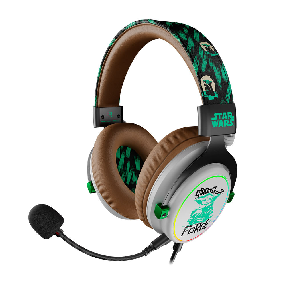 Baby Yoda Headphones Star Wars Kids Headphones Audifonos Wired