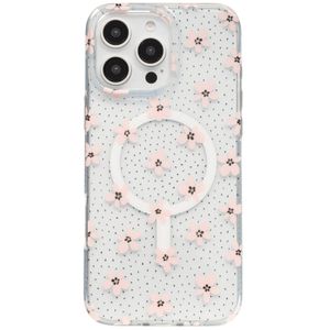 Funda Para iPhone 16 Pro Max Milan En Transparente Rosa Floral