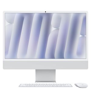 iMac De 24 Pulgadas, Pantalla Retina 4.5K Con Vidrio Nanotexturizado Chip M4, CPU 10 Nucleos, GPU 10 Nucleos, 16GB Memoria Unificada, 256GB SSD Plata