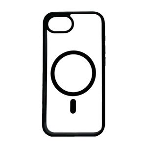 Funda Para iPhone 16e Compatible Con MagSafe En Marco Negro
