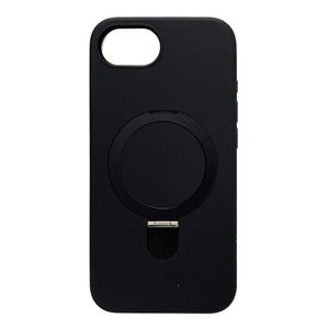 Funda De Silicon Para iPhone 16e Con Flip Compatible Con MagSafe En Negro