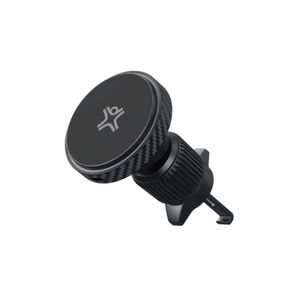 Cargador Para Auto Magnetico Inalambrico Con Soporte Para Ventilacion Compatible Con MagSafe 15W En Negro