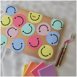 Carcasa Para MacBook Air 13 M1 En Transparente Smiley
