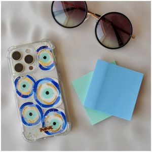 Funda Para iPhone 15 Pro En Transparente Meraki Eyes