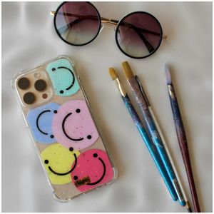 Funda Para iPhone 16 Pro Max En Transparente Smiley
