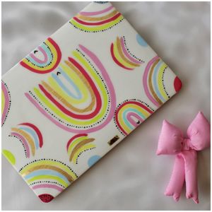 Carcasa Para MacBook Air 13 M1 En Transparente Arcoiris