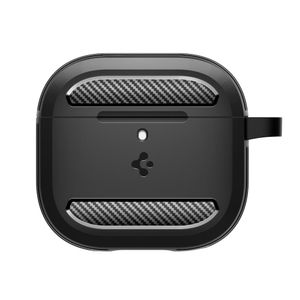 Funda Para AirPods 4 Rugged Armor En Negro