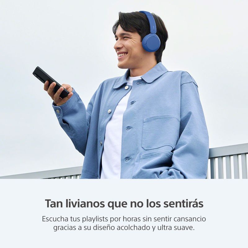 Audifonos Wh-Ch530 Wireless En Azul