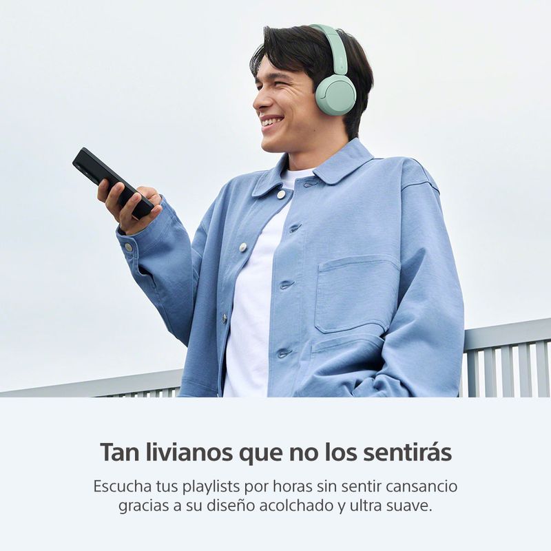 Audifonos Wh-Ch530 Wireless En Color Menta