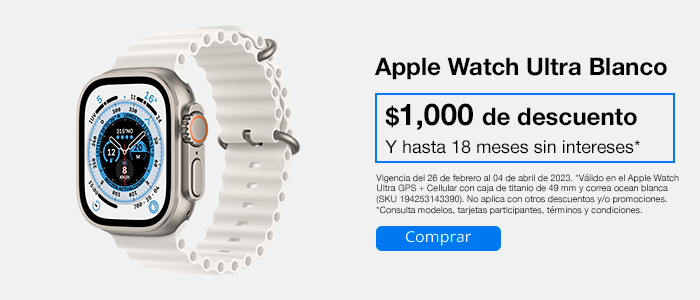 Apple Watch Ultra Blanco